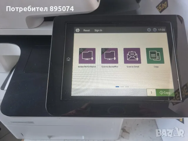 МФУ HP LaserJet Managed MFP m527m, снимка 4 - Принтери, копири, скенери - 55434529