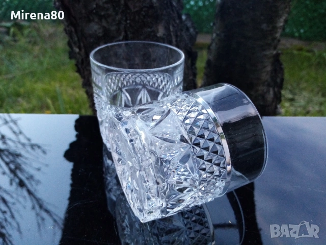 * Bohemia * - кристален сервиз за алкохол !, снимка 6 - Антикварни и старинни предмети - 54161517