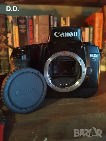 Canon EOS 5 - филмово тяло, снимка 7 - Фотоапарати - 55541932
