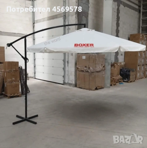 ⛱️Градински чадър Boxer BX-3295 – Черен, водоотблъскващ, стабилен и устойчив!⛱️, снимка 10 - Други стоки за дома - 54915505