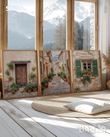 3 броя картини с рамки 
