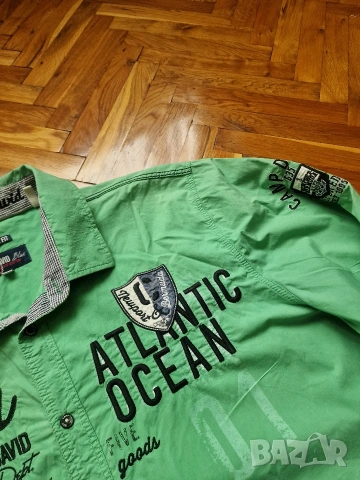 Страхотна мъжка риза CAMP DAVID размер 2XL, снимка 2 - Ризи - 54265092