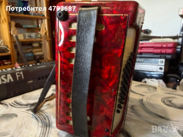 Акордеон Велтмайстер Стела 40 баса, снимка 7 - Акордеони - 54585096