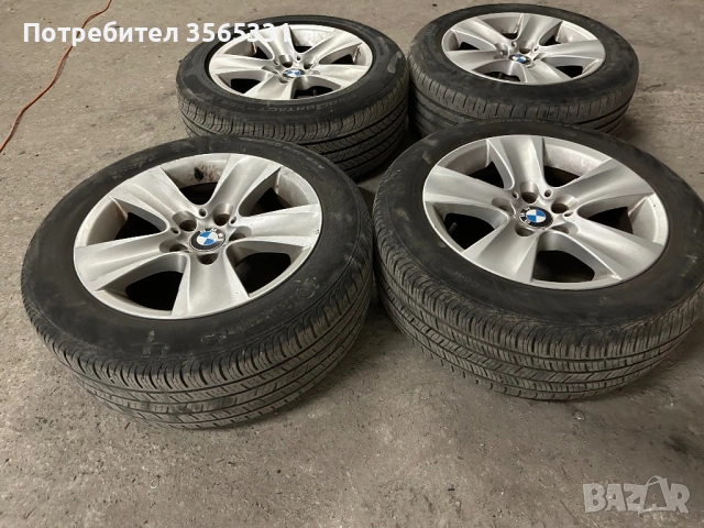BMW style 327 джанти 17 с гуми комплект БМВ, снимка 2 - Гуми и джанти - 54482756