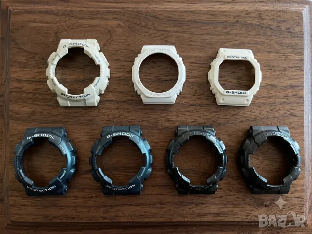 Безел черен бял за мъжки часовник Casio G-Shock GA-100 GA-110 GA-120 GD-100 GA-2100 CasiOak DW-5600, снимка 2 - Каишки за часовници - 55440485