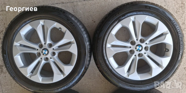 Лети джанти със зимни гуми 225/55-17" от BMW - оригинални, снимка 4 - Гуми и джанти - 54429963