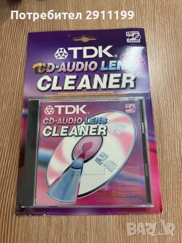 CD TDK за почистване на диск плеъри 
