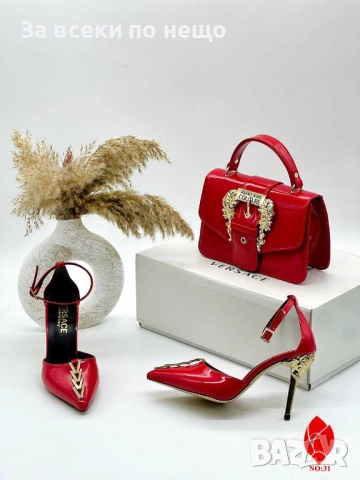 Versace Дамска Червена Чанта Версаче - 2 Модела Код SK1318