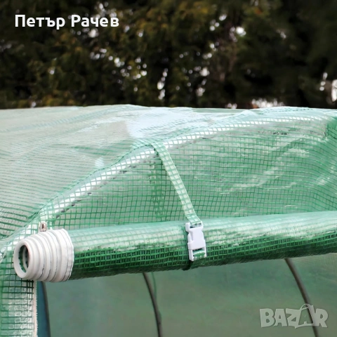 Резервно покривало за оранжерия 3x2x2м – Армирано UV , с цип и прозорци (без рамка), снимка 5 - Оранжерии - 53984348