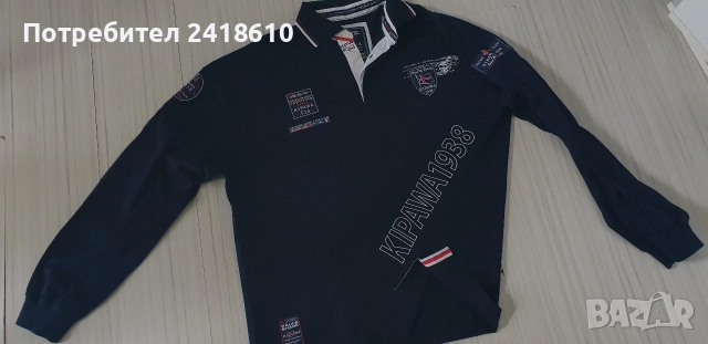 Paul & Shark KIPAWA Made in Italy Cotton Mens Size 3XL ОРИГИНАЛ! Мъжка Блуза., снимка 11 - Блузи - 54874088