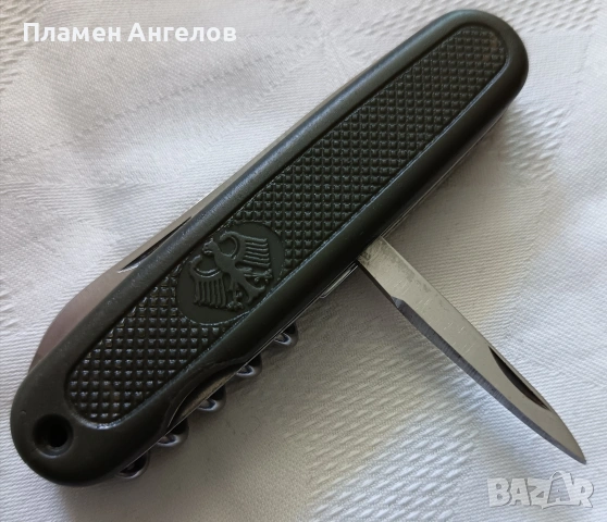 Оригинален Немски-армейски нож BW-GAK 108-I.C.A.R.Rostfrei., снимка 7 - Ножове - 54599692