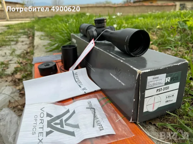 ЧИСТО НОВА Оптика Vortex Viper PST Gen II 3-15x44 MOA (Неразопакована) – Спестявате от магазина!, снимка 4 - Оборудване и аксесоари за оръжия - 55446800