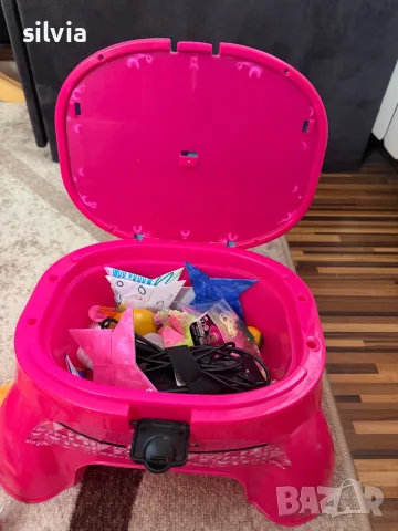 Продавам малко детско столче и кутия за съхранение на играчки , снимка 2 - Играчки за стая - 55654452