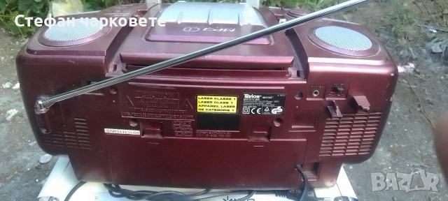 Радио касетофон и CD player , снимка 5 - Радиокасетофони, транзистори - 54585242