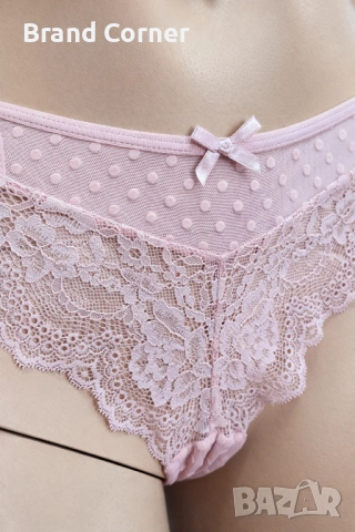 Комплект дамско бельо Hunkemöller в розов цвят – сутиен 70E и бикини M, снимка 7 - Бельо - 54515096