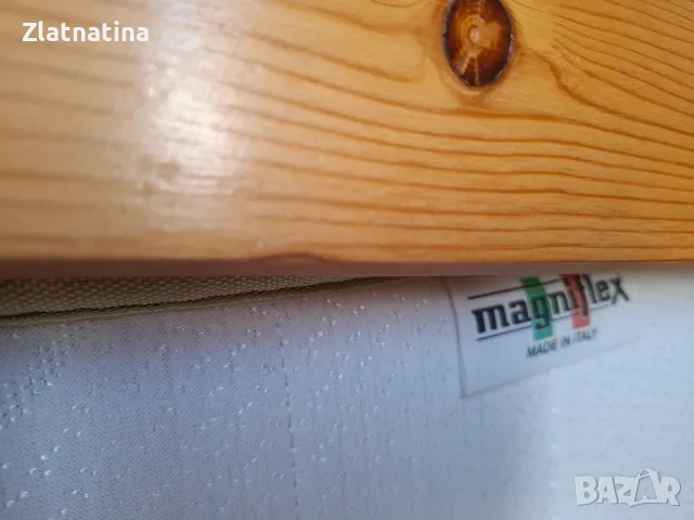 Двуетажно легло от масив+Magniflex, снимка 6 - Мебели за детската стая - 55442339