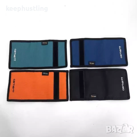 Чисто нов мъжки портфейл Carhartt Cordura Fabric Green Camouflage , снимка 4 - Портфейли, портмонета - 54999014