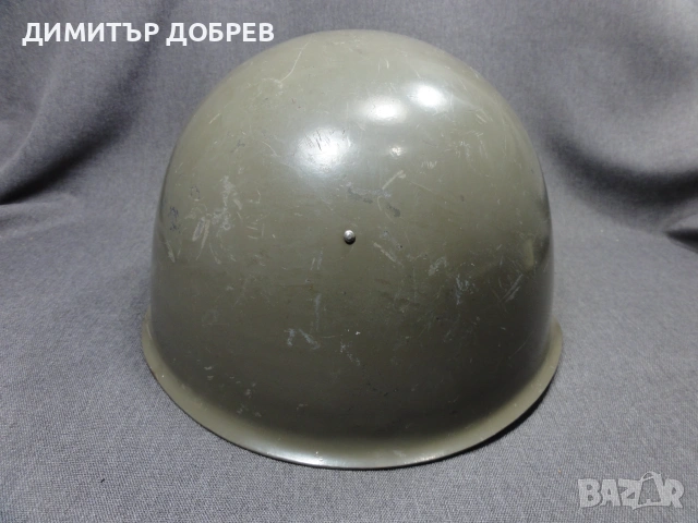 СТАРА СТОМАНЕНА ВОЕННА КАСКА ШЛЕМ VZ.53 (М53) ЧЕХОСЛОВАКИЯ, снимка 5 - Антикварни и старинни предмети - 54968363