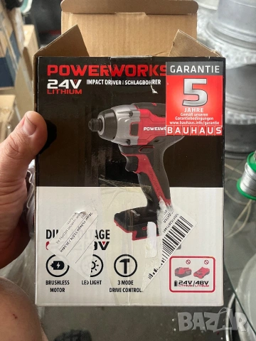 Powerworks безчетков импакт 24v/48v, снимка 7 - Винтоверти - 54552664