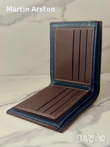 Ново компактно функционално мъжко портмоне перфектно за лична употреба или подарък