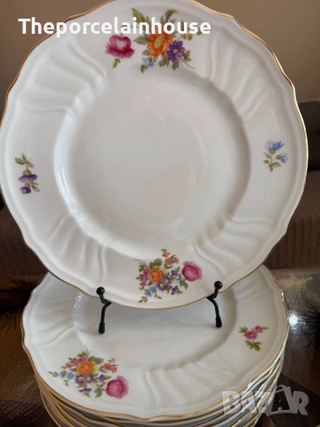 ✨ Изящен немски порцеланов сервиз ROSENTHAL PARZIVAL Germany – 37 части 🌿, снимка 3 - Сервизи - 55002703