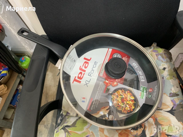 Tefal Тиган с капак 32 см.