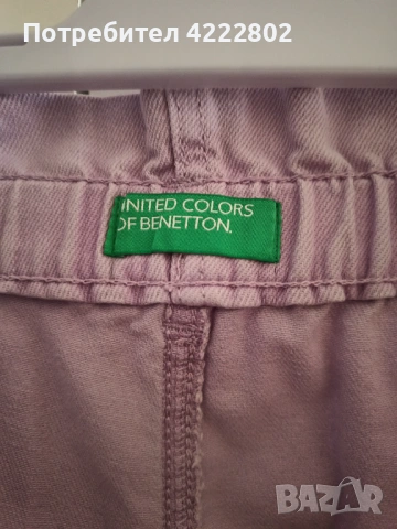 Оригинални детски къси дънки United colors of Benetton, снимка 6 - Детски панталони и дънки - 54446362