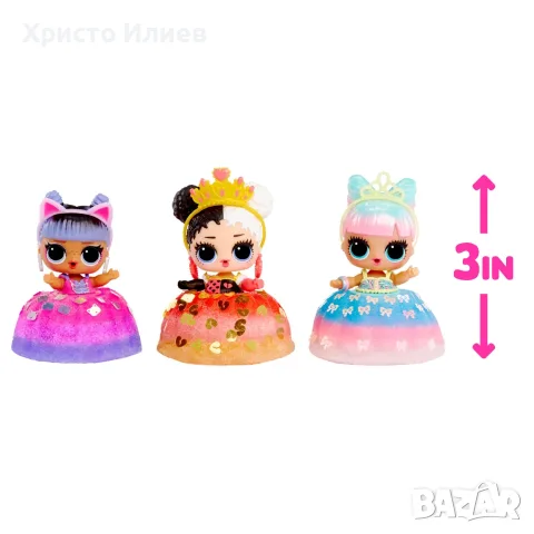 Кукла в топка L.O.L. Surprise Mix & Make Birthday Cake Kукли с роклички като тортички, снимка 4 - Кукли - 55447856