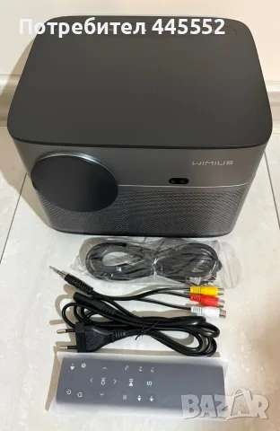 Видеопроектор Wimius, P64 WiFi Bluetooth Full HD 1080P, 600 ANSI лумена, 4K видео, WiFi-6, 300 инча 