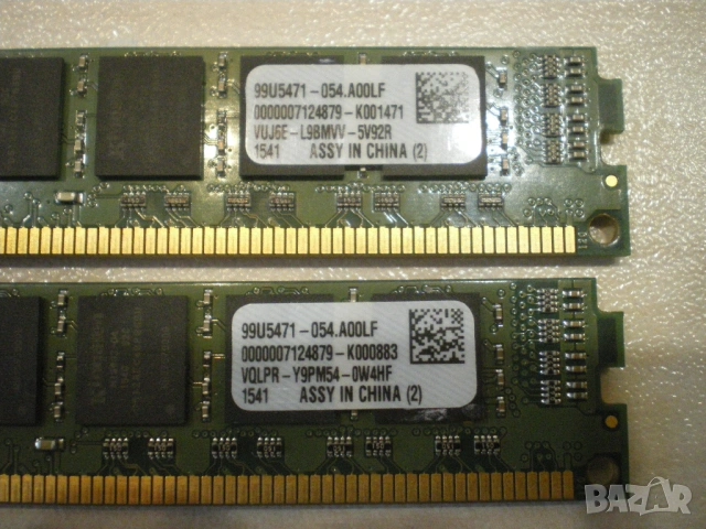 Рам памет Kingston 16GB (2x8GB) DDR3 1600MHz,PC3-12800,KVR16N11K2/16, снимка 3 - RAM памет - 54391813
