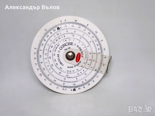Ретро кръгла сметачна линия Concise No. 28 (Made in Japan), рекламна Oxoid, снимка 4 - Колекции - 54988610