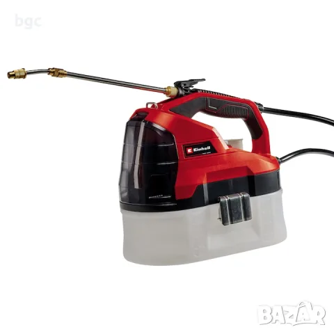 НОВА Акумулаторна пръскачка Einhell GE-WS 18V 720W Месинг Телескопичен Прът, Голям дебит, Презрамка