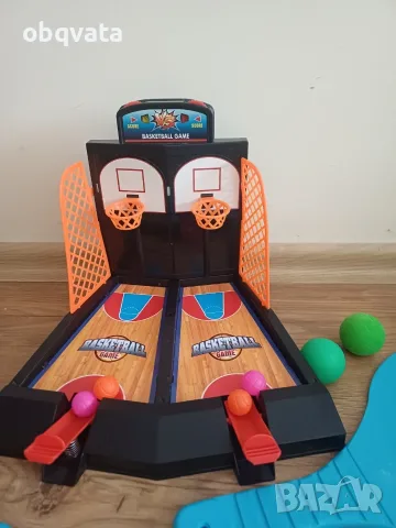 ЛОТ детски играчки: ракети за плажен тенис + баскетболна игра, снимка 3 - Други - 55397369