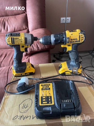 Комплект DeWALT акумулаторни инструменти DCD785, DCF885