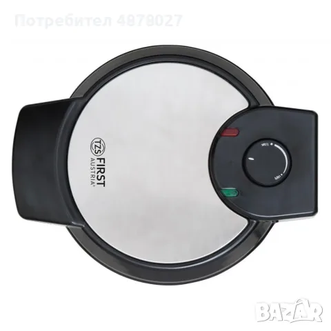 Уред за гофрети с мощност 700W, плочи с незалепващо покритие FIRST, снимка 5 - Гофретници - 55682478