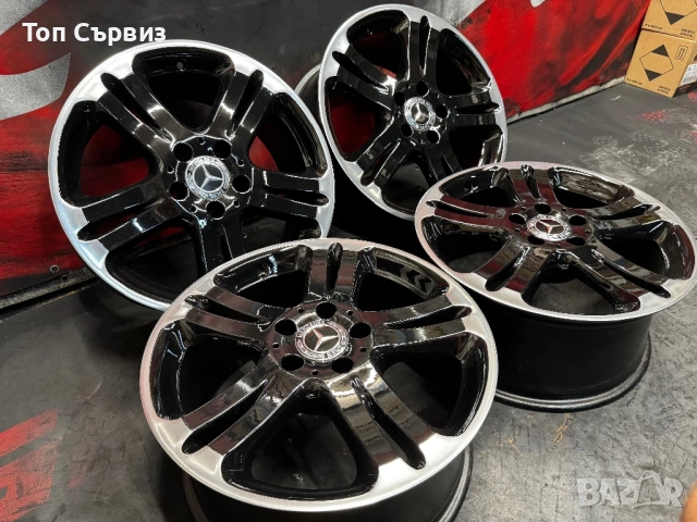 Оригинални алуминиеви джанти за Мерцедес ( Mercedes ), 17 цола, 5х112, снимка 2 - Гуми и джанти - 54942258