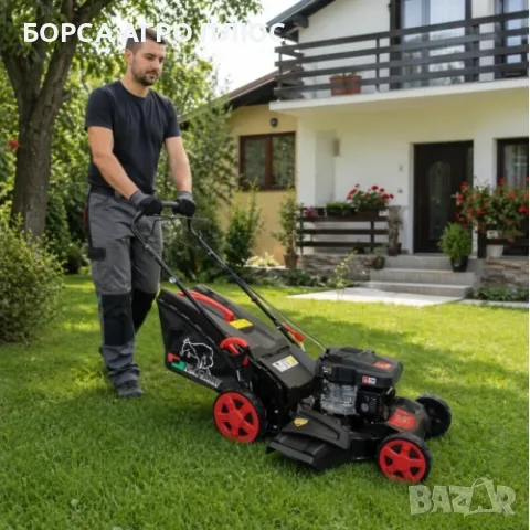 Моторна самоходна косачка BISONTE BTA-MTG530 Нова, снимка 2 - Градинска техника - 55590078