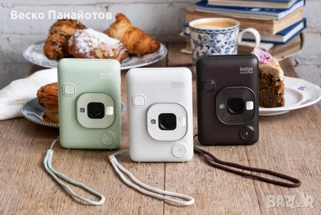 Хибриден фотоапарат за моментални снимки Fujifilm INSTAX Mini LIPLAY, снимка 5 - Фотоапарати - 55462734