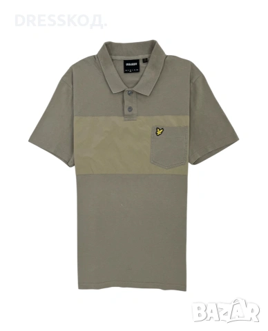 Lyle & Scott оригинална мъжка тениска с яка, M размер 