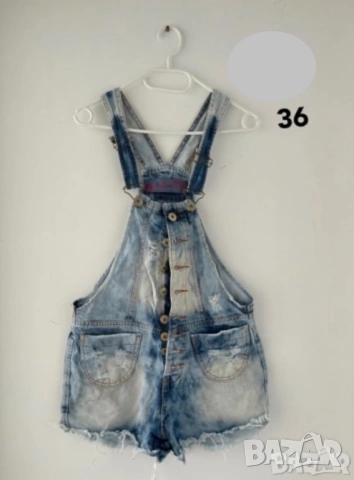 къси дънки jeans mom пола S 34/36, снимка 12 - Къси панталони и бермуди - 38135228