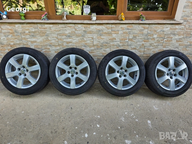 Продавам ОРИГИНАЛНИ джанти+гуми 15 ' цола 5x100 57,1 VW Golf ,Bora,Leon toledo AUDI a3 ,J6 ET43