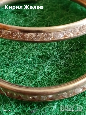 Класически модел сребърни обеци с ювелирно инкрустирани Планински кристали 52732, снимка 3 - Обеци - 54027229