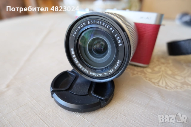 Fujifilm X-A1 16.3MP Brown Digital Camera + Fujinon 16-50mm f3.5-5.6, снимка 2 - Фотоапарати - 54552559