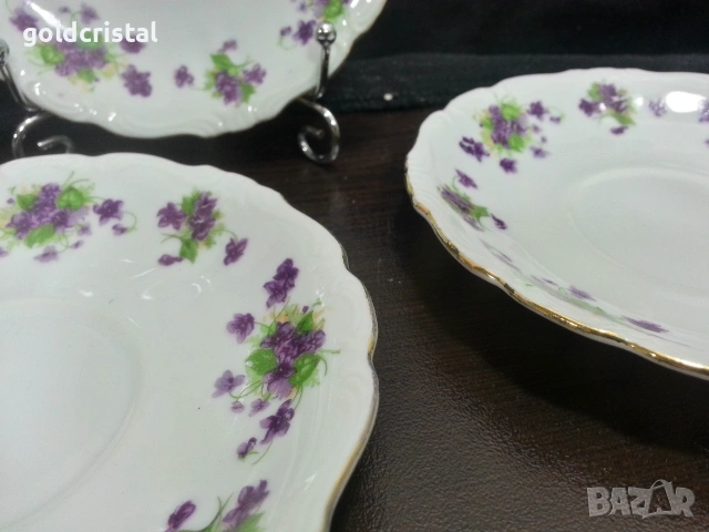 Английски фин порцелан чинийки , снимка 5 - Антикварни и старинни предмети - 46869230