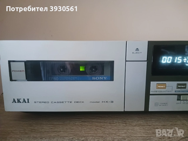 Дек Akai HX 3, снимка 3 - Декове - 54662023