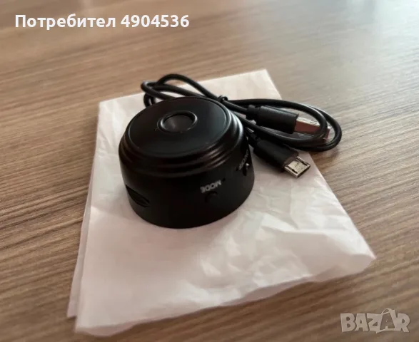 Компактна мини камера с USB кабел и слот за microSD карта, снимка 3 - Камери - 55531692