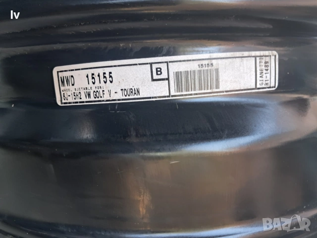 Метални джанти VW Golf - Touran 15 цола, снимка 2 - Гуми и джанти - 54358593