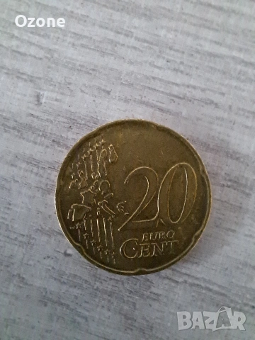 20 евро цента Италия, снимка 2 - Нумизматика и бонистика - 53957965