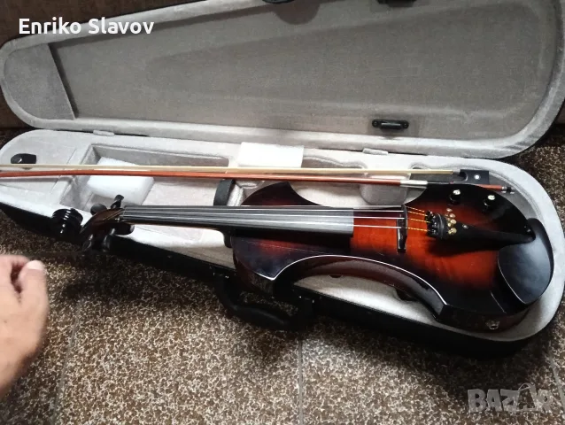 Цигулка electric Violin , снимка 7 - Струнни инструменти - 55437248