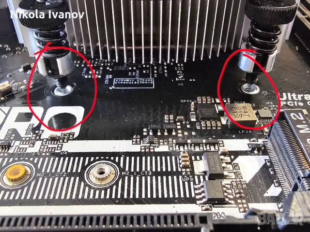 Комплект крепежи + планка за AMD сокет AM4 (за процесори Ryzen) |Bracket | Backplate | motherboard, снимка 6 - Други - 54389143